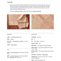 Kit de tissage - Blocks Pillow Foulard - Gist Yarn