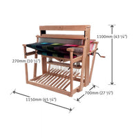 Métier à tisser de plancher 8 cadres Pas à la lève | Ashford