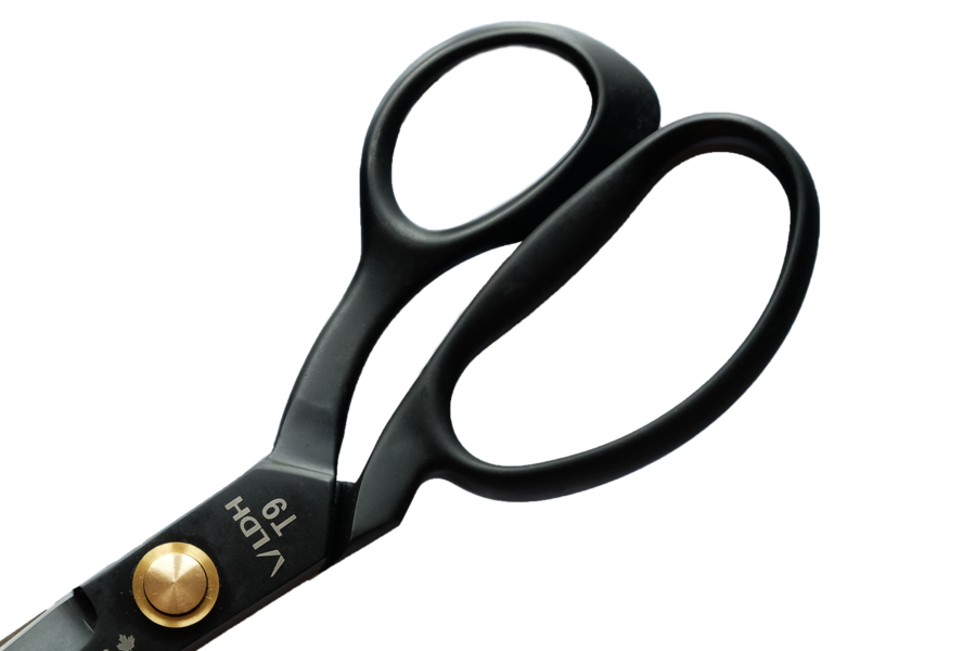 9.5" Black Matte Fabric Scissors LDH Scissors