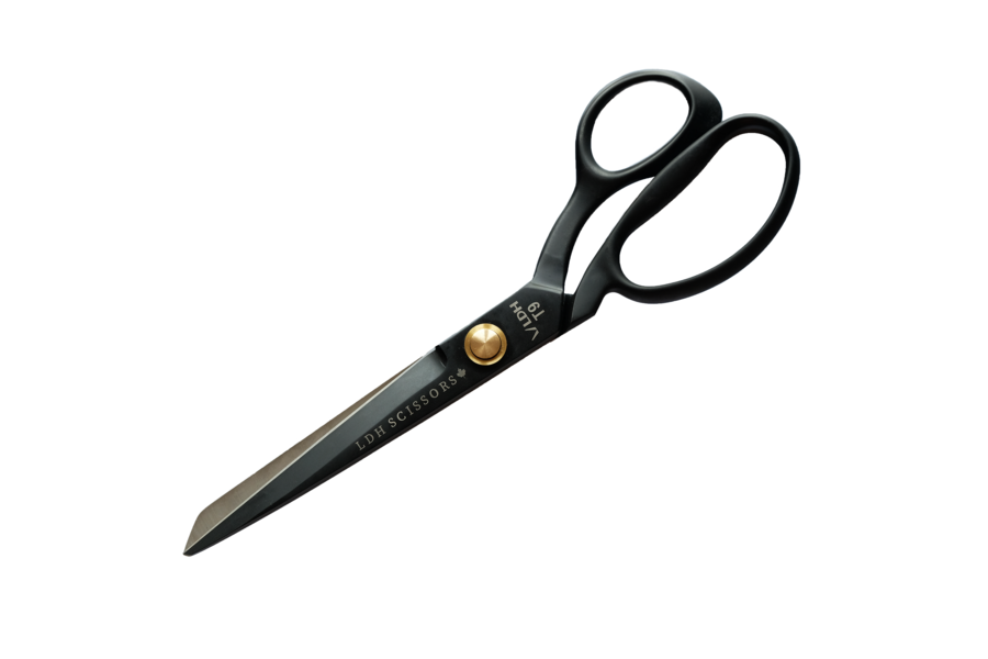 9.5" Black Matte Fabric Scissors LDH Scissors