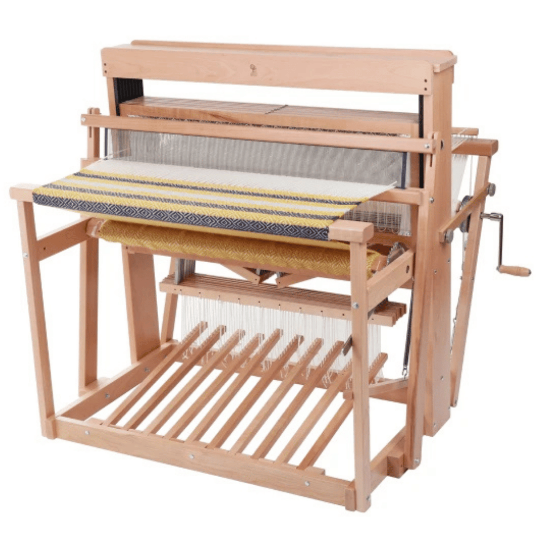 Métier à tisser de plancher 8 cadres Pas à la lève | Ashford