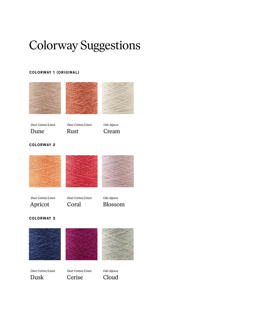 Kit de tissage - Blocks Pillow Foulard - Gist Yarn