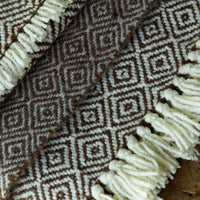 Couverture tissée en laine canadienne Parkland en armure sergé