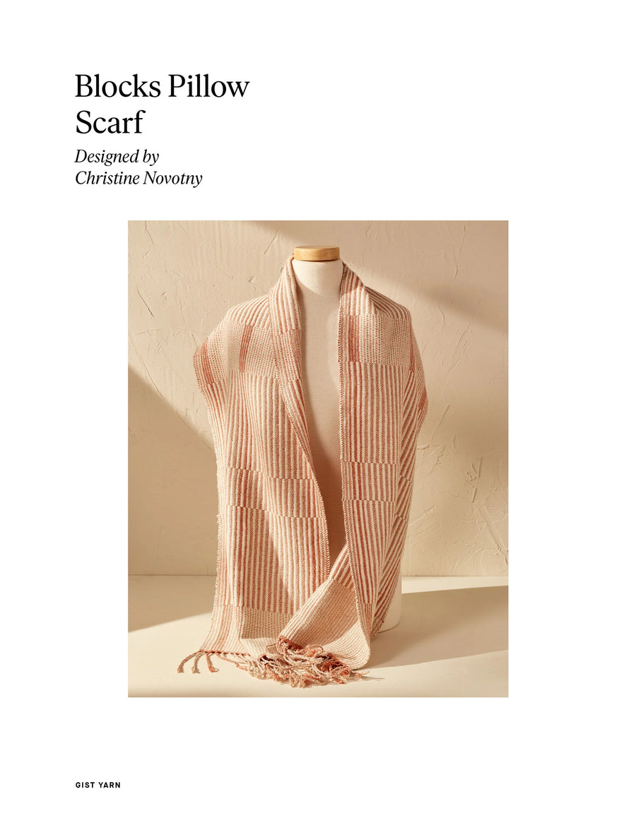 Kit de tissage - Blocks Pillow Foulard - Gist Yarn