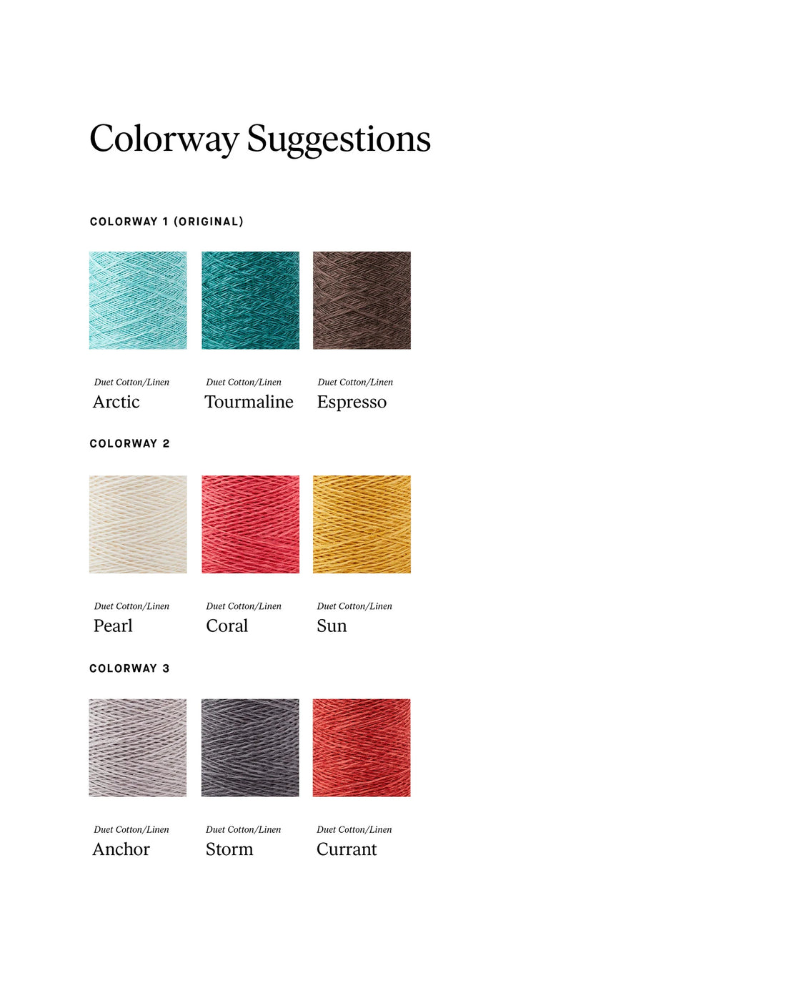 Kit de tissage - Serviettes Modernist - Gist Yarn