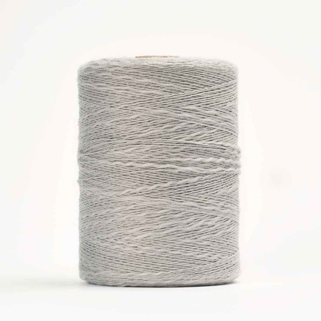 Coton flammé Slub fil de tissage Maurice Brassard – Gris pâle – Irène Textile