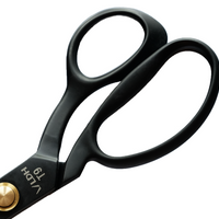 9.5" Black Matte Fabric Scissors LDH Scissors 